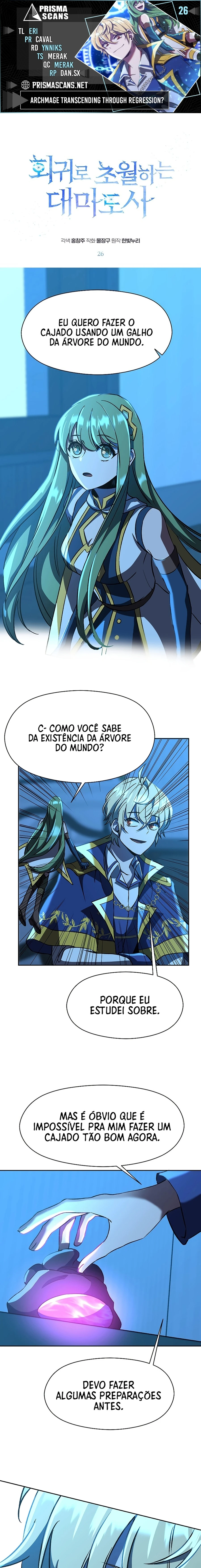 Página 1 - Arquimago Transcendido Pela Regressão Cap. 26