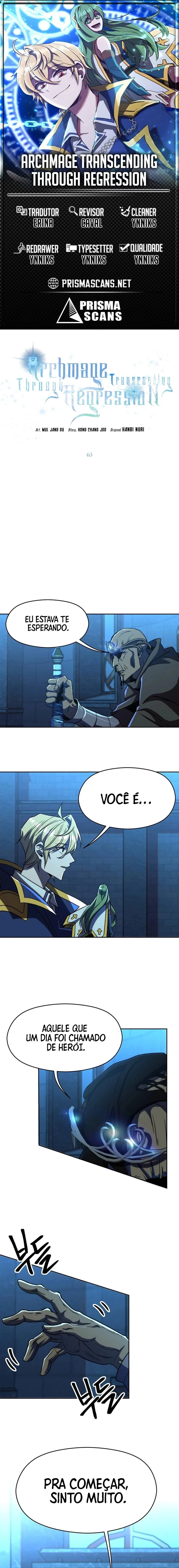 Página 1 - Arquimago Transcendido Pela Regressão Cap. 63