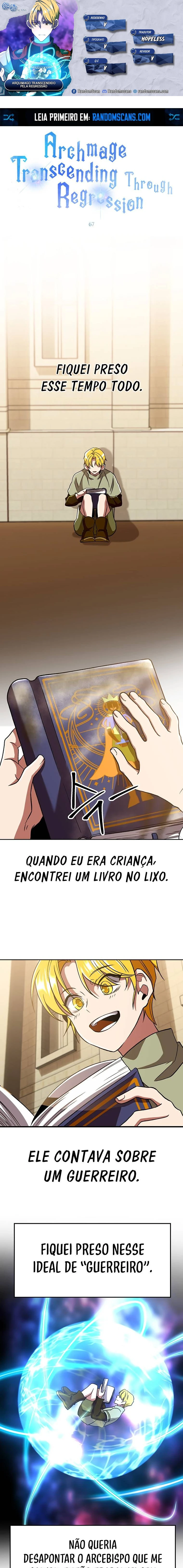 Página 1 - Arquimago Transcendido Pela Regressão Cap. 67