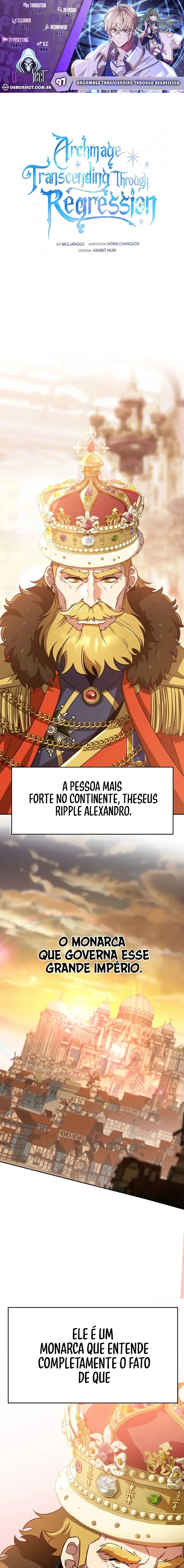 Página 1 - Arquimago Transcendido Pela Regressão Cap. 97